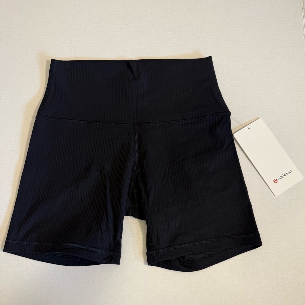 Lululemon Align High-Rise Ribbed Short 6" NWT
